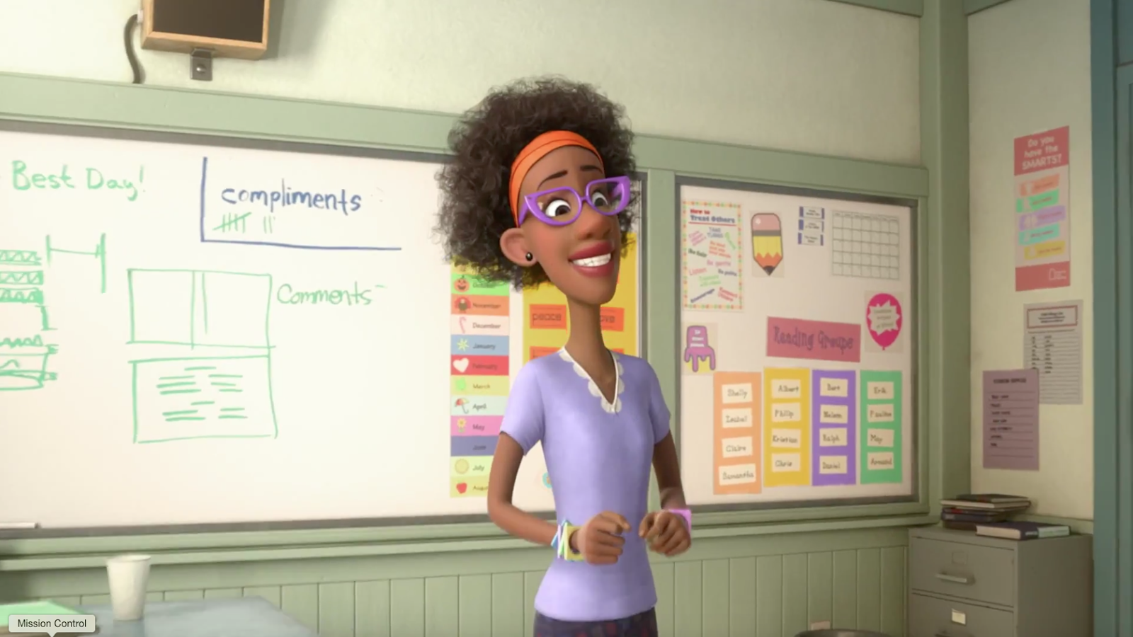 Get a Glimpse in the Mind of Riley's Teacher In 'Inside Out'...