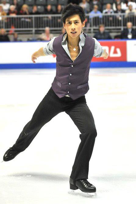Photograph of Canadian figure skater Jeremy Ten