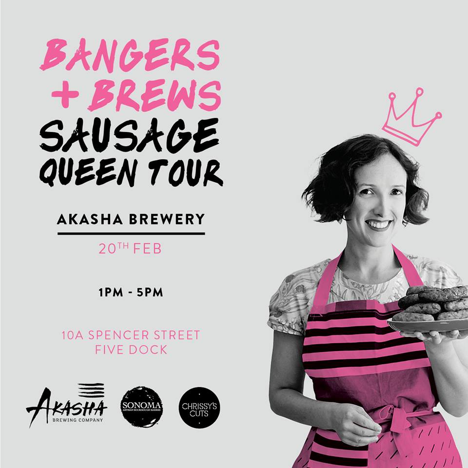 World of Craft Beer Bangers & Brews Akasha Brewing Sausage Queen Tour