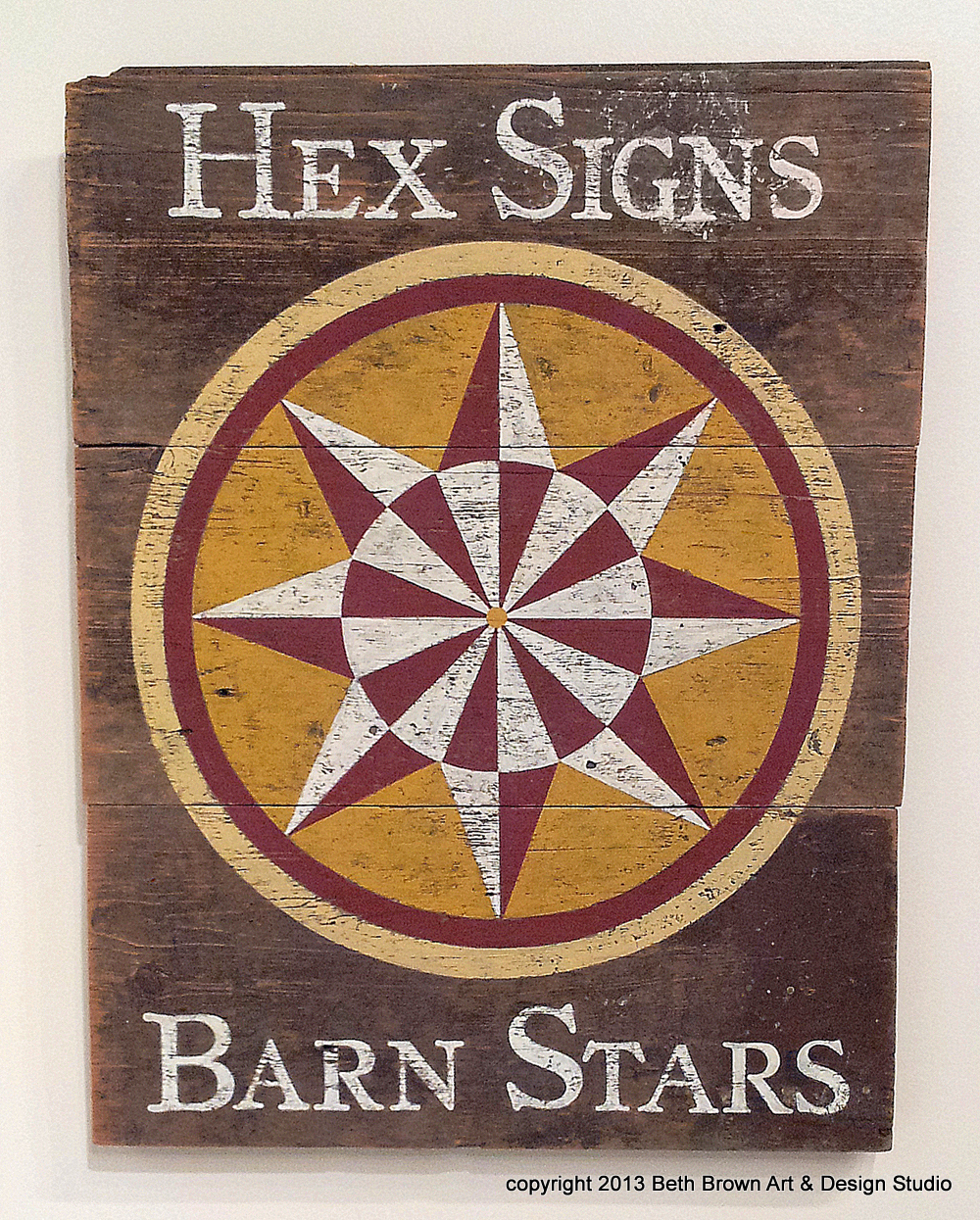 Phases of the Moonblossom Hex Signs & Barn Stars Exhibit