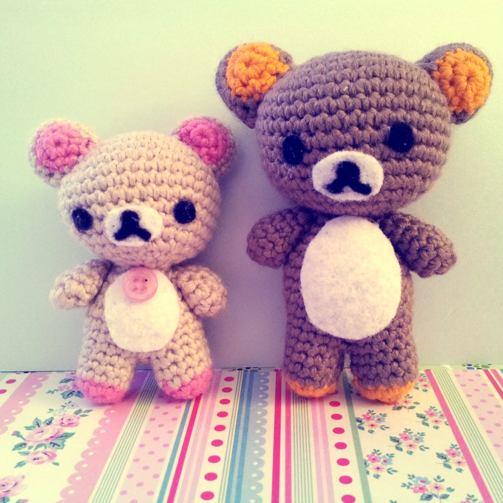 Roving Around Crafts Amigurumis Sanx Rilakkuma & Korilakkuma