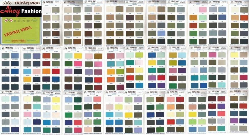 AHOY Fashion PILIHAN WARNA BAHAN TAIPAN DRILL