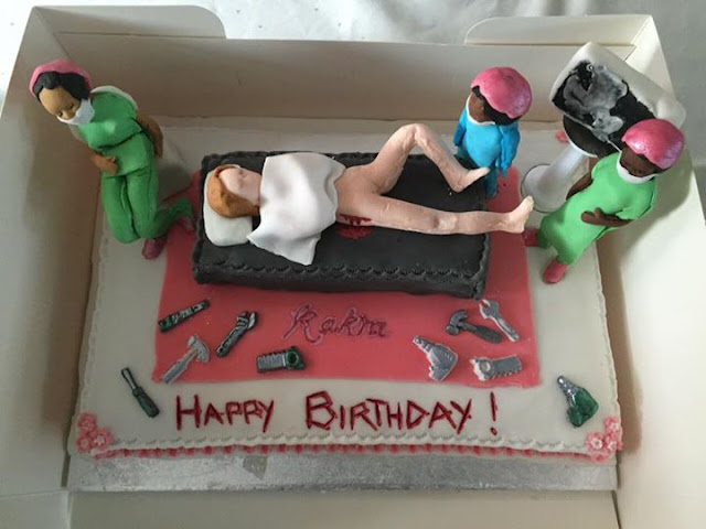 birthday cake for surgeons