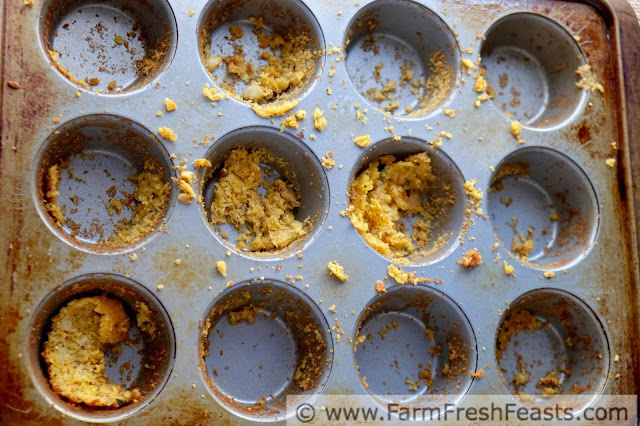 why you should liberally spray a muffin pan when making cheesy chile corn muffins
