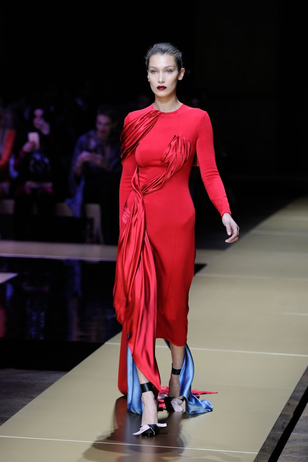 Bella Hadid - at Atelier Versace Fashion Show in Paris, July 3, 2016