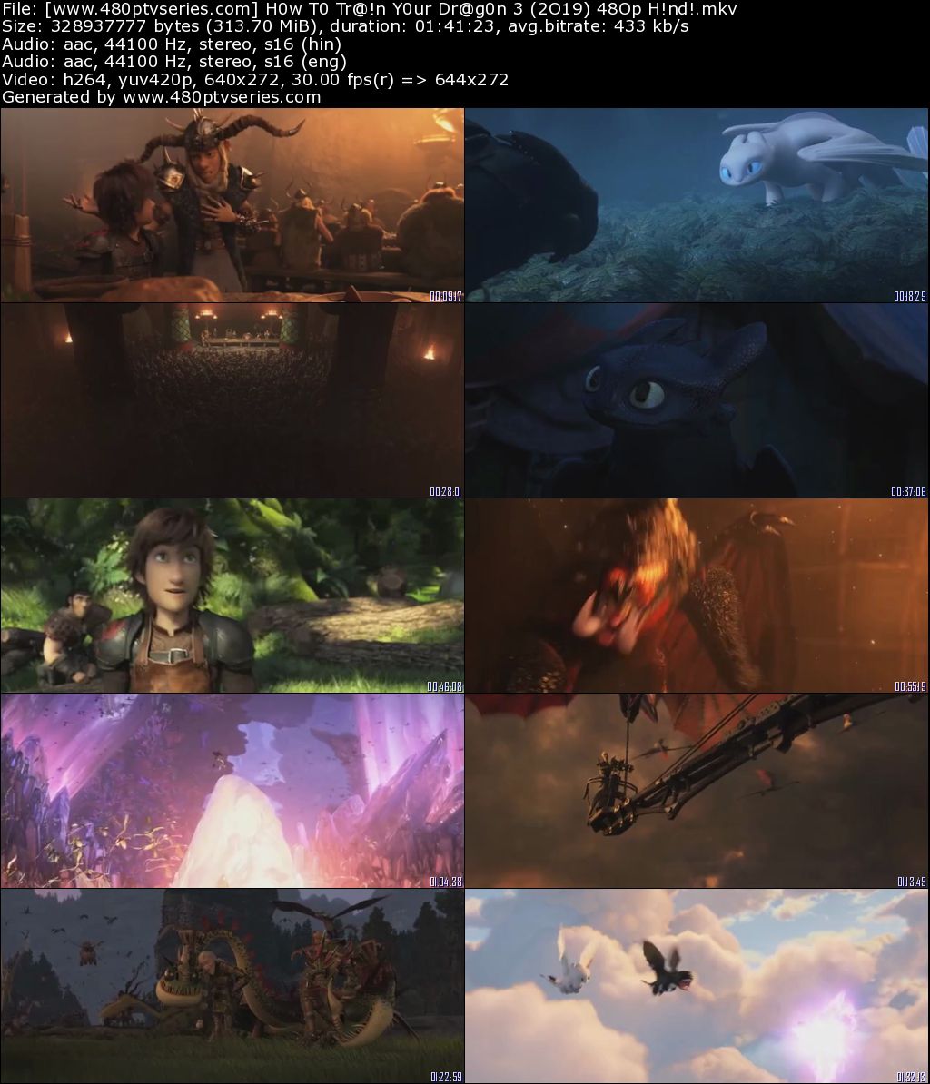 Watch Online Free How to Train Your Dragon 3 The Hidden World (2019) Full Hindi Dual Audio Movie Download 720p 480p HD