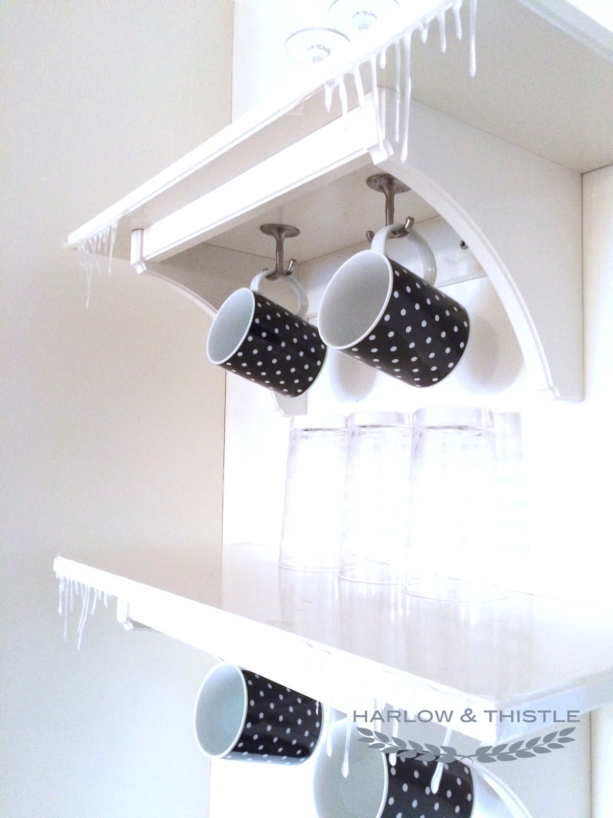 DIY Glue Gun Icicles Harlow & Thistle