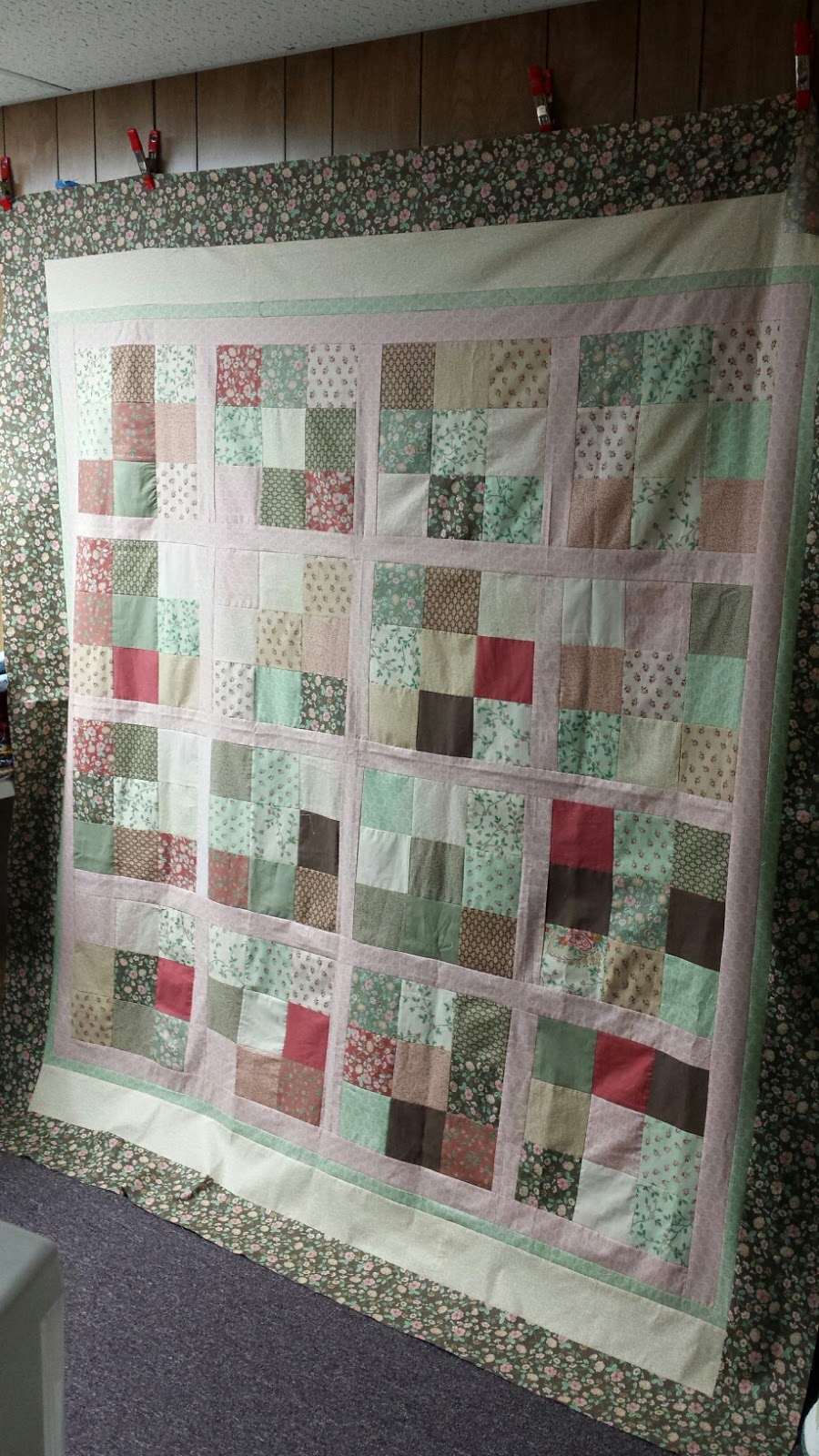 Quilting In The BunkHouse Leaders and Enders Quilt