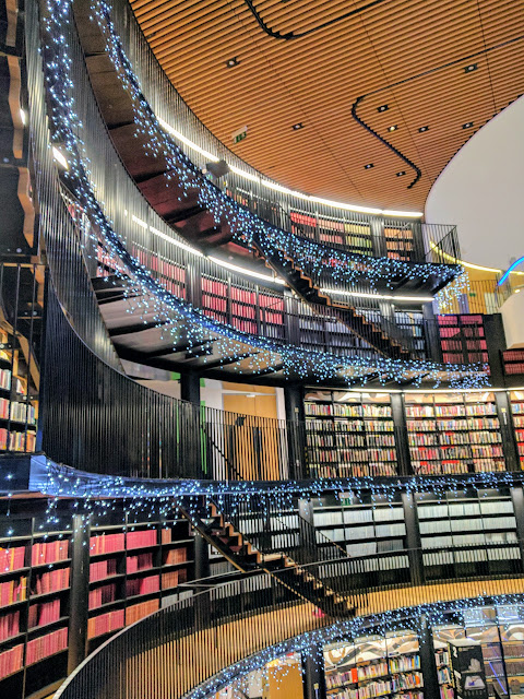 Inside the Birmingham Public Library in England