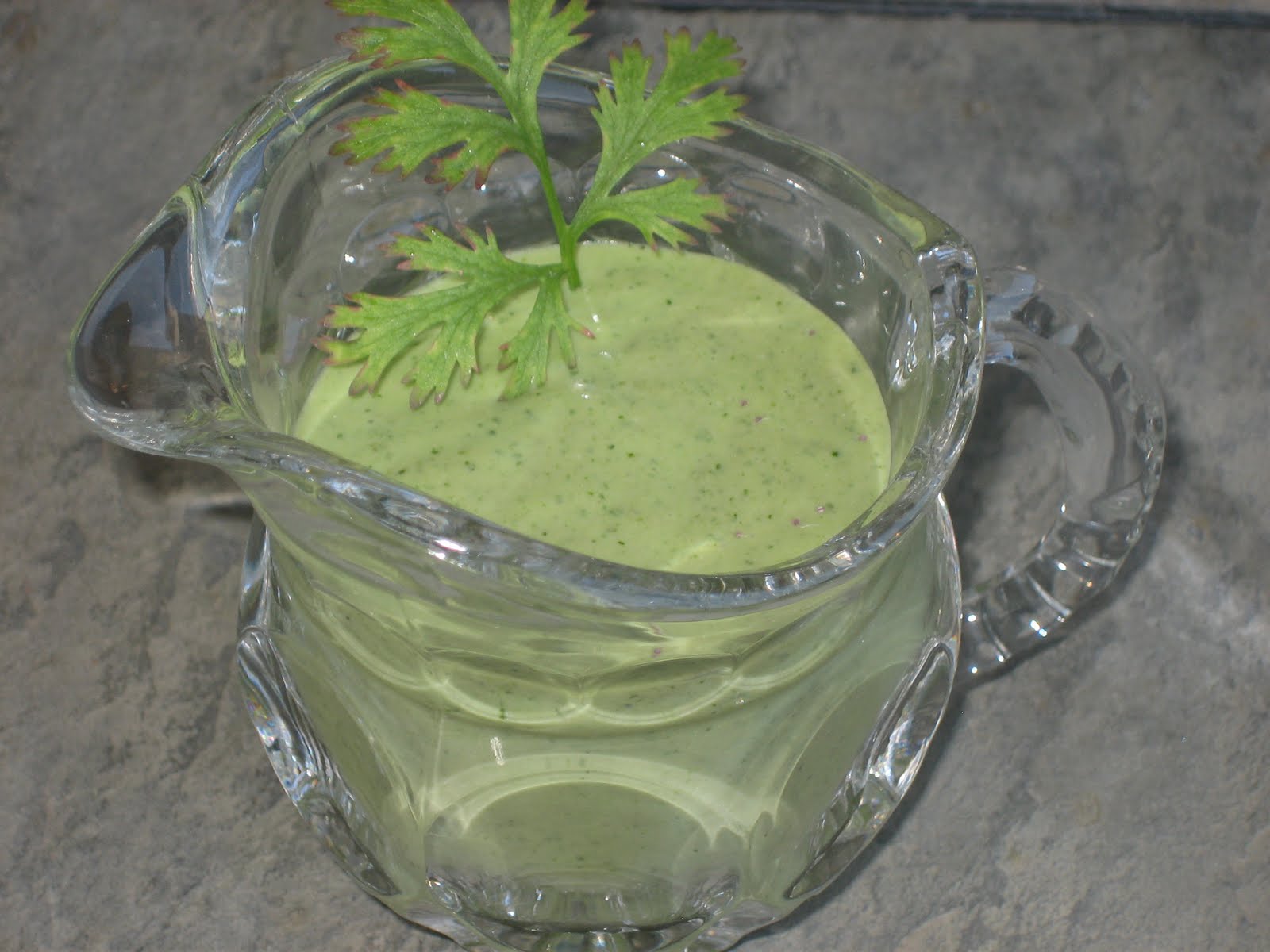 Tracy Cooks It Right Cilantro Pepita Salad Dressing