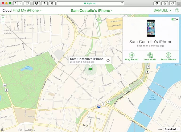 كيفية استخدام Find My iPhone لتحديد موقع الهاتف المفقود Use-find-my-iphone2-56a5362b3df78cf77286f451