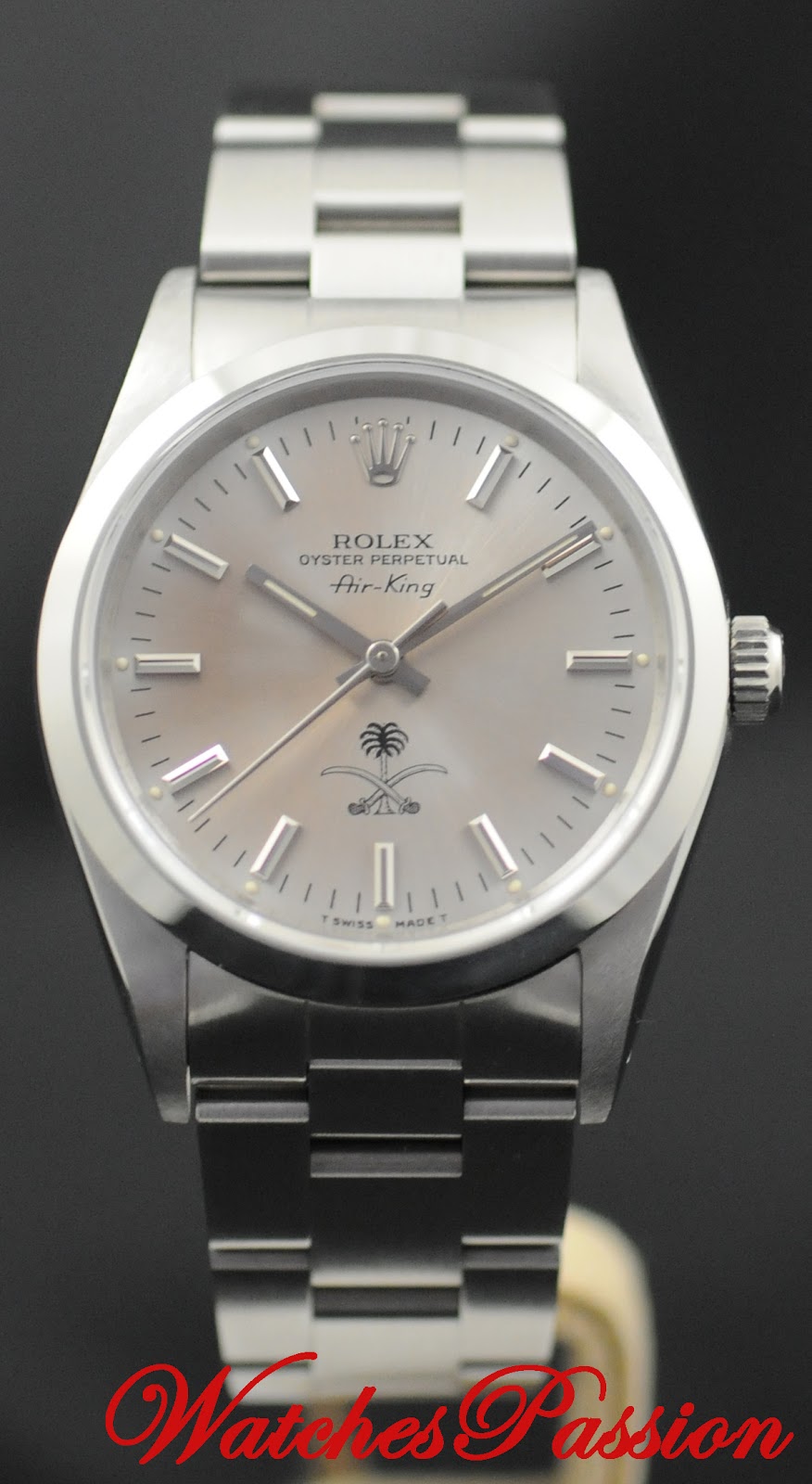 Watches Passion: Rolex Air King 14000 Saudi Logo