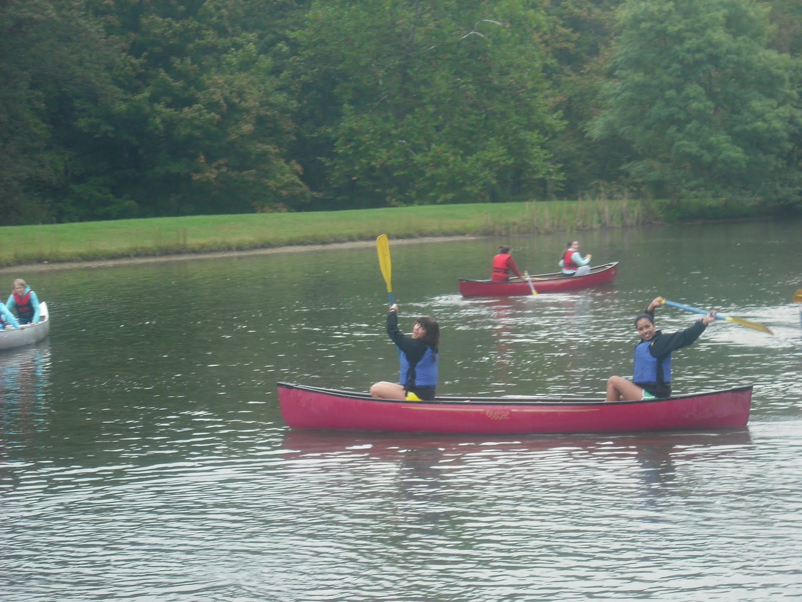 River Reflections at the University of Dayton Girl Scout Canoeing