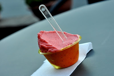 Strawberry Gelato from Gelateria Toscano in Pienza, Italy | Taste As You Go