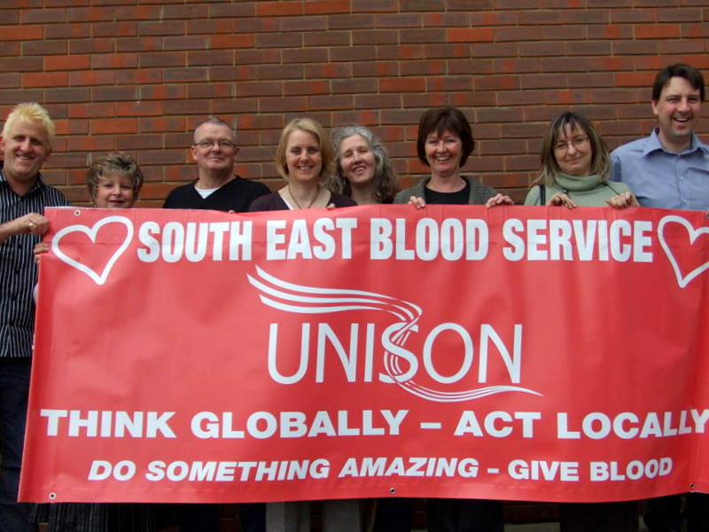 COHSE Save Our Blood Service