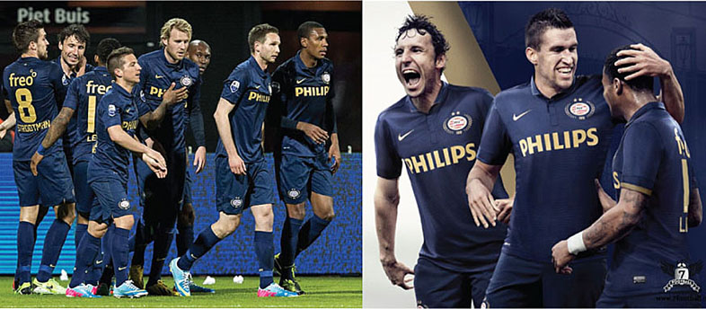 Football teams and kits PSV Eindhoven 100th Away Kit