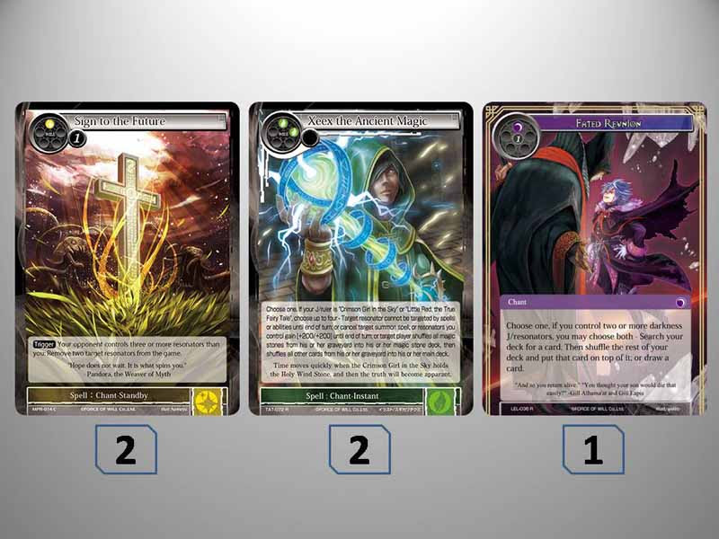 Force of Will Trading Card Game Wanderer Build Lilias Petal