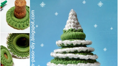 Cómo hacer un pino de Navidad crochet - DIY