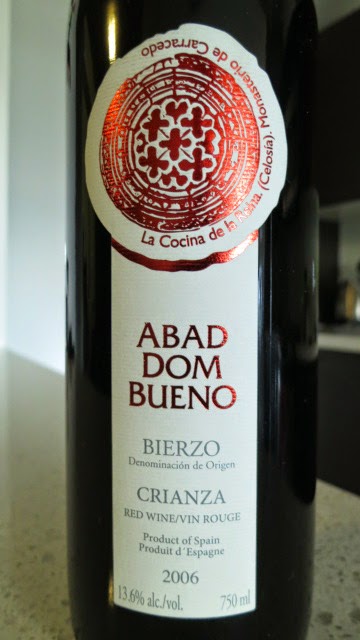 Wine Review of 2006 Abad Dom Bueno Crianza from DO Bierzo, Spain