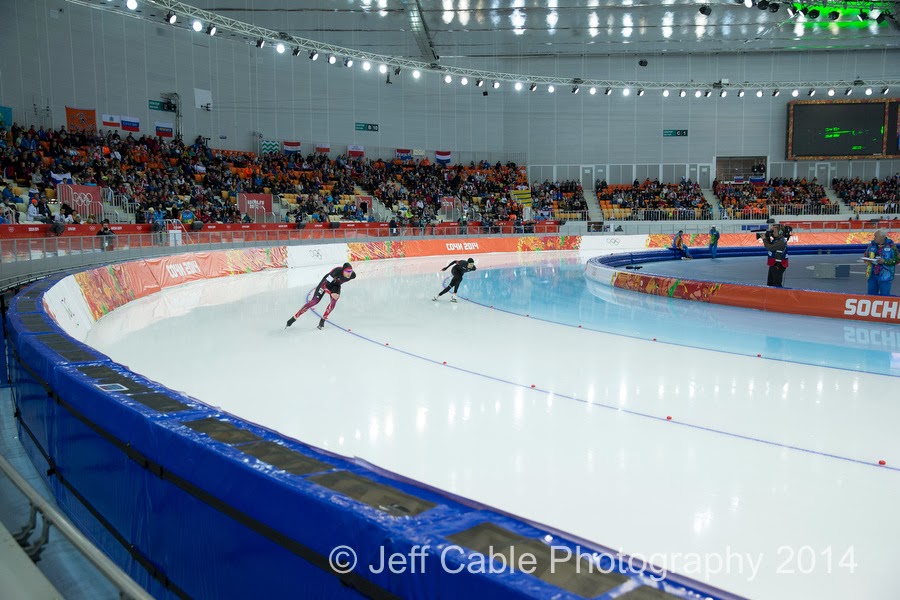 Jeff Cable's Blog Speed Skating Photographing the 10,000 meter race