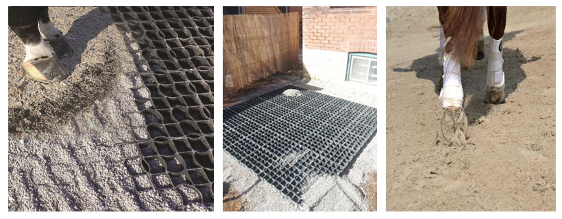 Greening-solution.com: Paddock Drainage Grid Mud free feeding and ...
