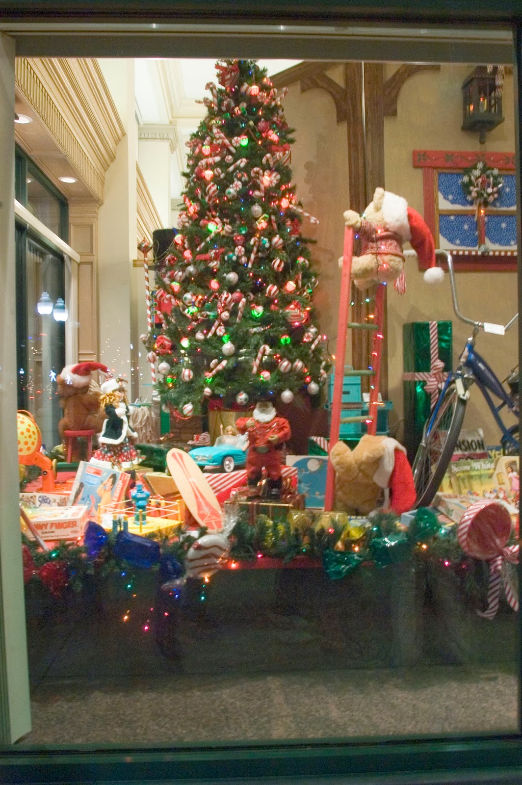 Inside Joplin City Hall holiday window display starts season of activities