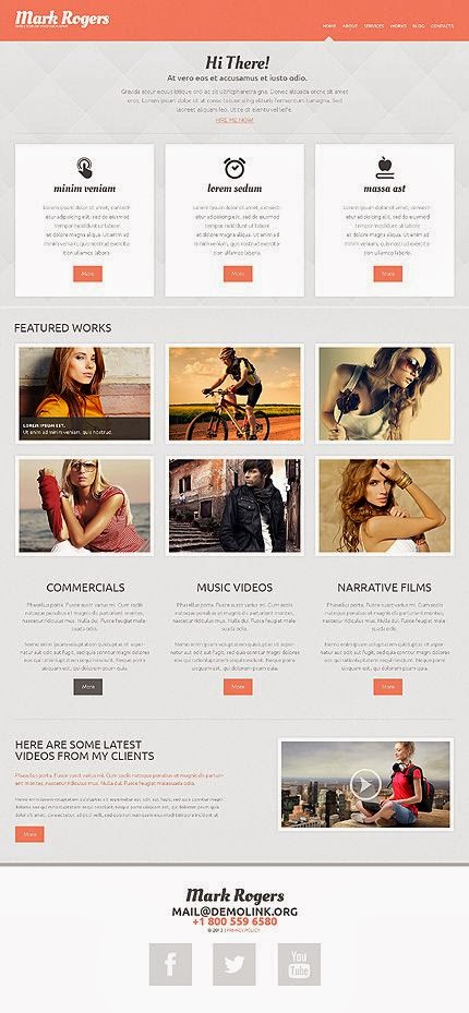 10 Premium WordPress themes with flat design