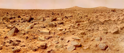 Mars landscape, NASA/JPL