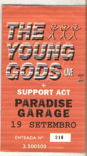 Dark Circle Room The Young Gods Paradise Garage Lisboa