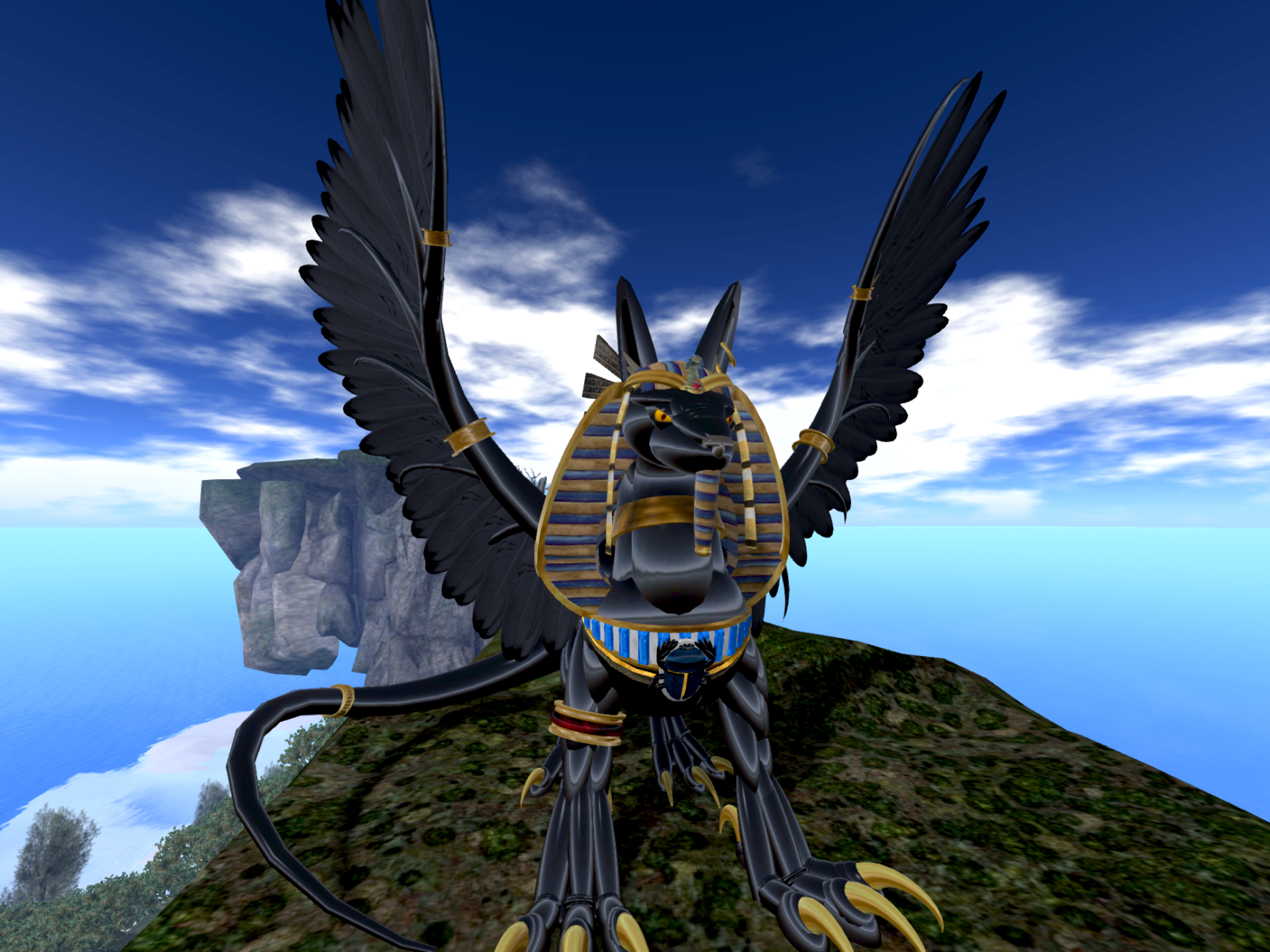 ред драгон анубис