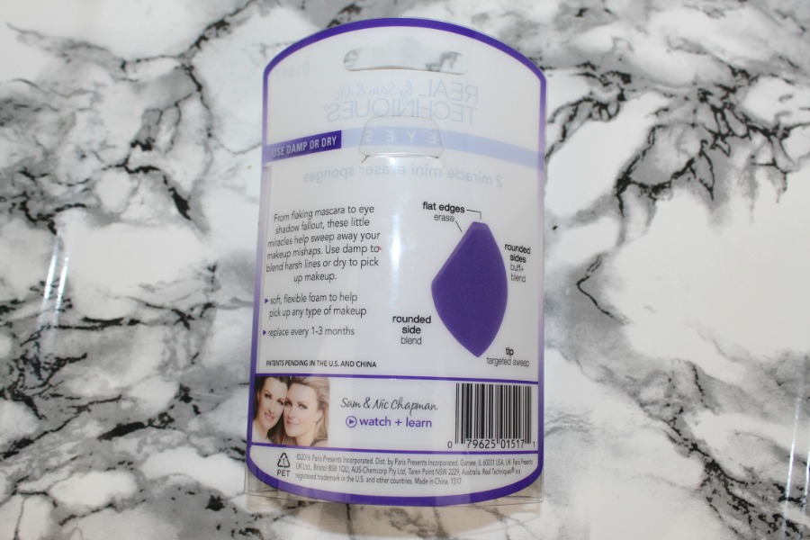 Real Techniques Miracle Mini Eraser Sponge Review & Photos Pink