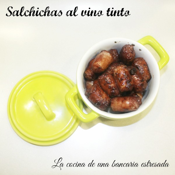Receta de salchichas al vino tinto
