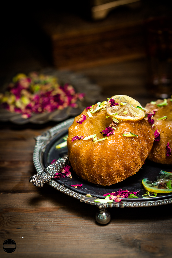 Lemon, Rose and Pistachio Semolina Bundt Cake Lemon, Rose and Pistachio Semolina Bundt Cake