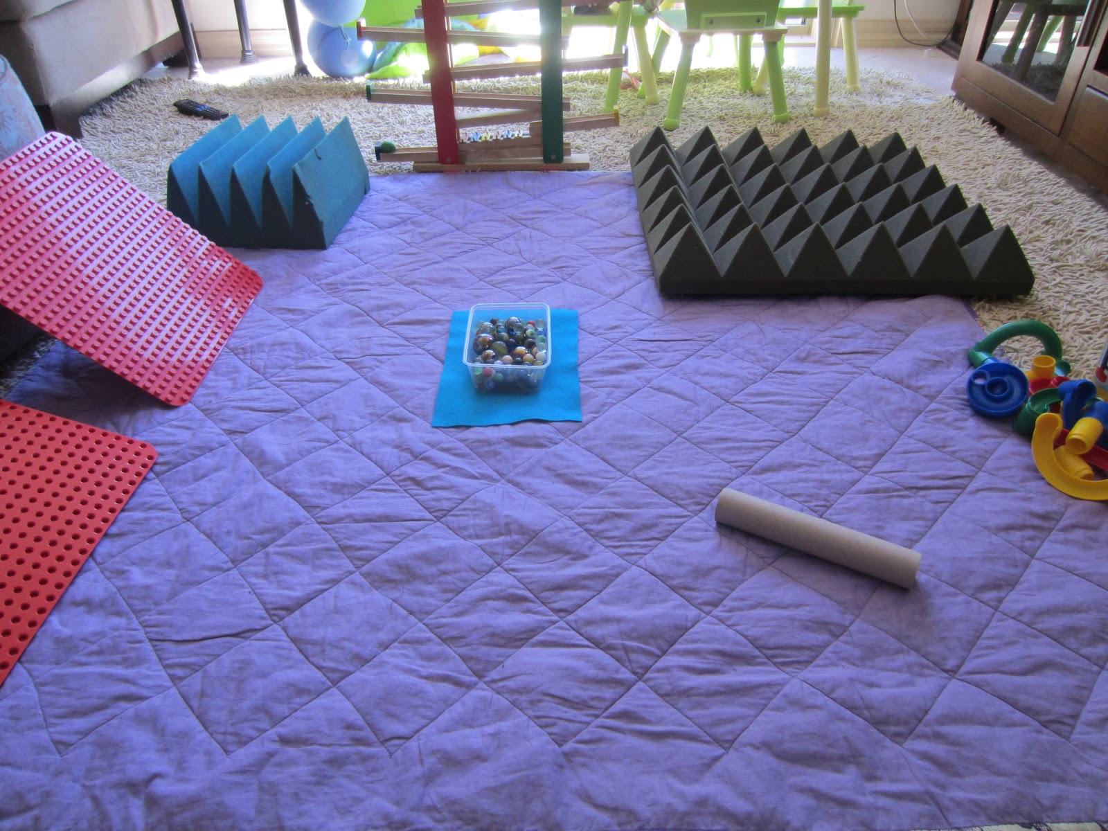 Learn with Play at Home Explorations with marbles. An invitation to play