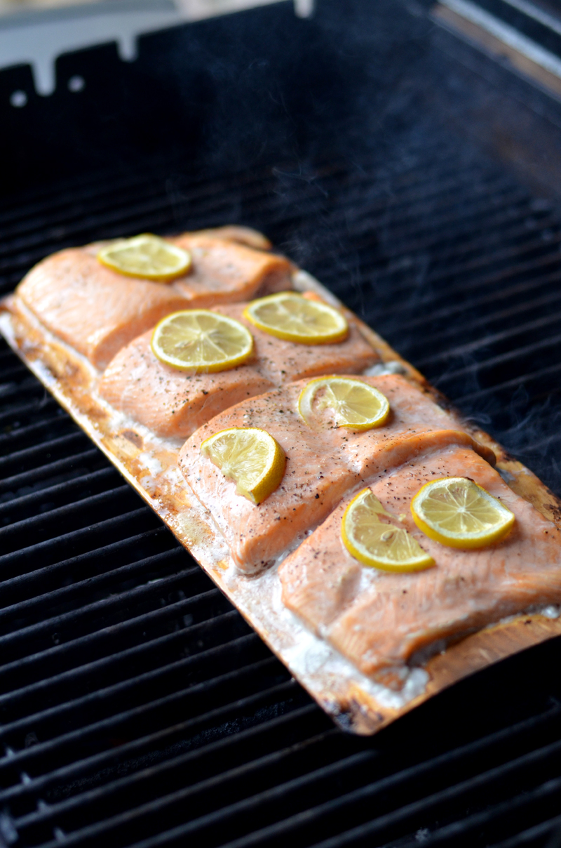 Sourdough Sunday: Lemon Butter Salmon on a Cedar Plank