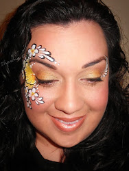face painting daisy sunflower paint fotd today