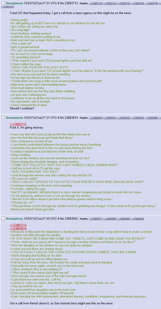 6 4chan greentexts for your daily dose of Hilarious Images Hilarious images daily