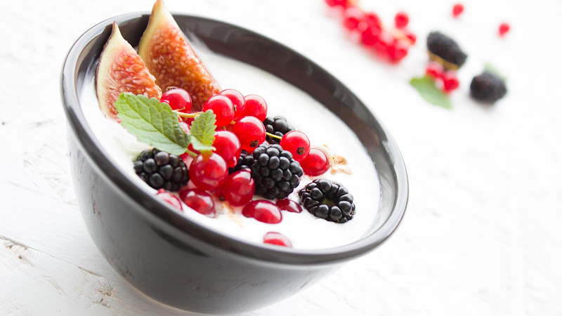 Yogurt Fruits Good Food
