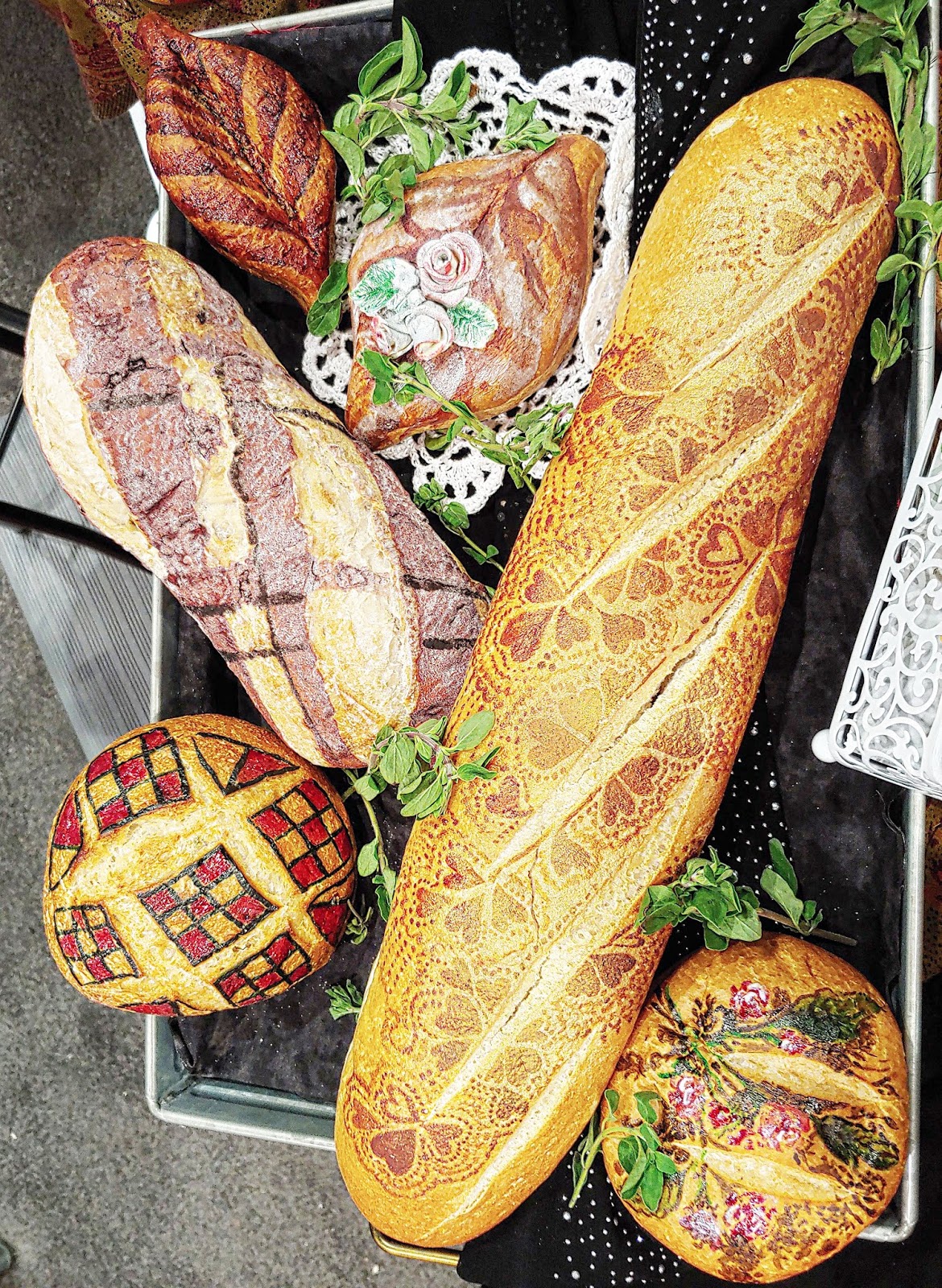 Chef Tess Bakeresse My Decorative Bread from the International Artisan