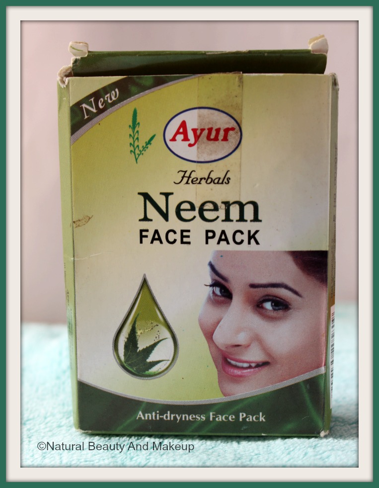 Natural Beauty And Makeup Ayur Herbals Neem Face Pack Review