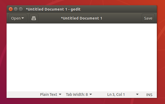 Gedit Unity Ubuntu 18.04
