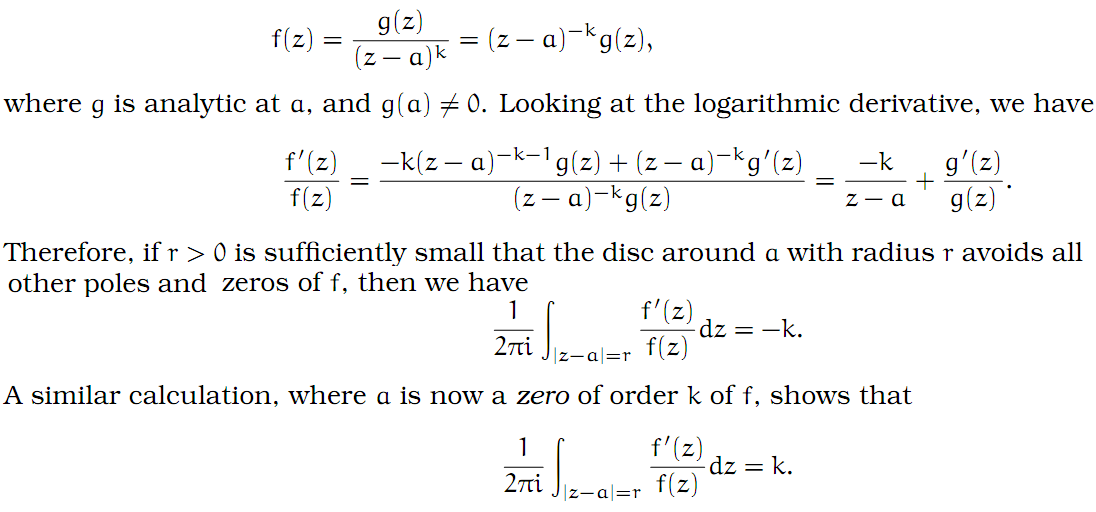 Complex Analysis 21 Logarithmic Derivative Physics Reference