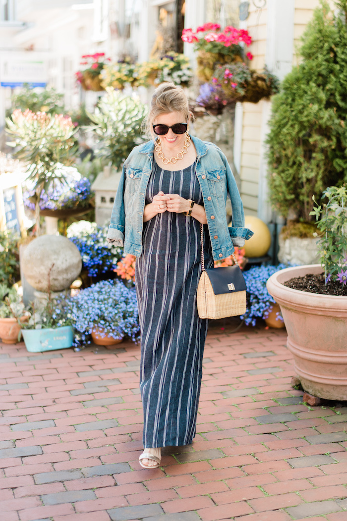 linen tank maxi dress