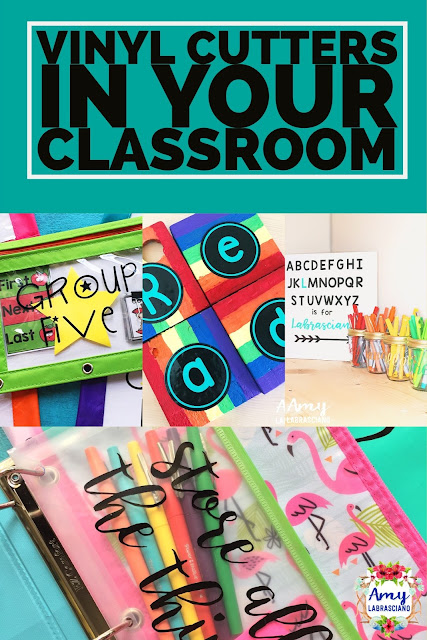 Click here to learn about using vinyl cutters such as Cricut and Silhouette in your classroom. The information can be used in preschool, grade school, middle school and highschool. You'll learn what vinyl and tools will be helpful for your machine. Click here to learn about using vinyl cutters such as Cricut and Silhouette in your classroom. The information can be used in preschool, grade school, middle school and highschool. You'll learn what vinyl and tools will be helpful for your machine.