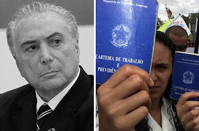 Resultado de imagem para Temer clt