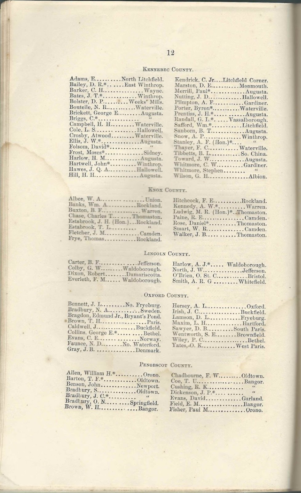 Heirlooms Reunited Members of the Maine Medical Association in