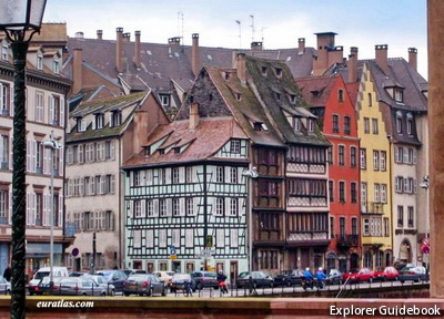 Strasbourg beautiful village alsace france