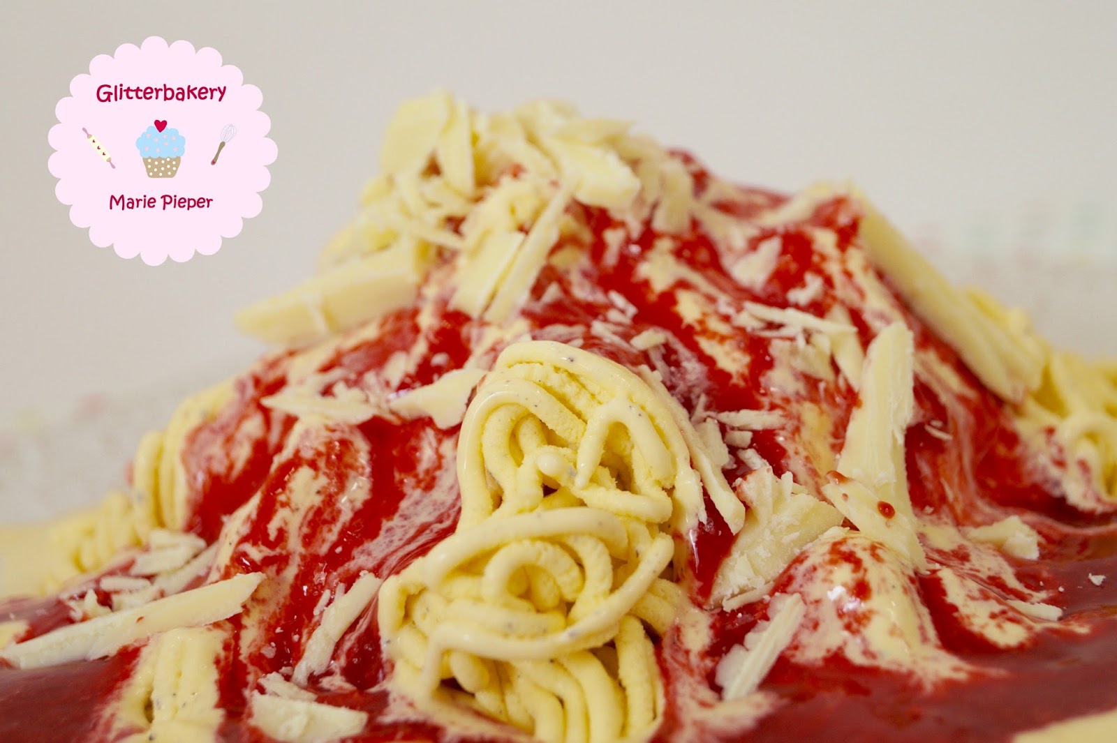 Glitterbakery | baking is love made visible : Spaghettieis ♥