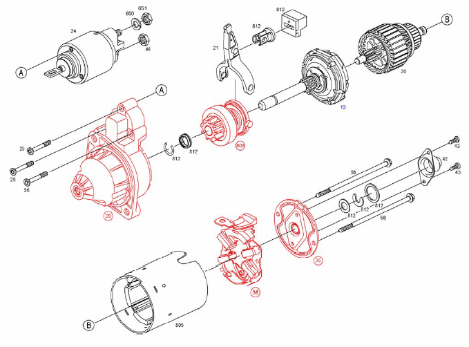 ALTERNATORSSTARTERS 0001109358 BOSCHSTARTER