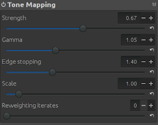 Tone mapping of RawTherapee Tone mapping of RawTherapee